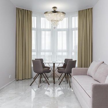 Kronleuchter mit antik‑goldenem Metallrahmen Kristall‑Akzenten 5‑flammig – Palace | Maytoni - Esszett Luxury | Stilvolles Wohnen mit Charakter