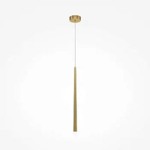 Pendant lamp Compact black-gold housing LED – Cascade | Maytoni