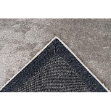 Teppich – Feine Viskose, Baumwollrücken, Silberoptik, 150 cm - Village 125 | Kayoom