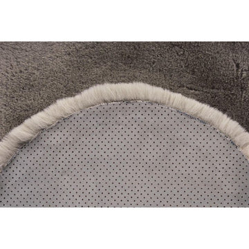 Teppich – Taupe Farbe, Weicher Flor, Felloptik 90 cm - Rabbit Light 825 | Kayoom