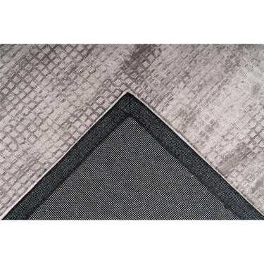 Teppich – Silber Viskose, Weiche Oberfläche, Pflegeleicht Design, 150 cm - Bridget 125 | Kayoom