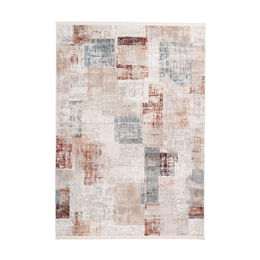 Teppich Kurzflor Vintage-Design Baumwollrücken Polypropylen/Polyester-Mix – Akropolis 425 | Kayoom