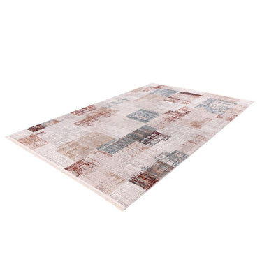 Teppich Kurzflor Vintage-Design Baumwollrücken Polypropylen/Polyester-Mix – Akropolis 425 | Kayoom