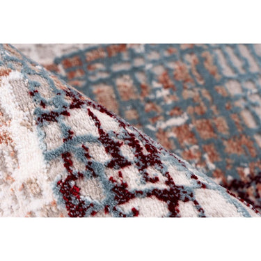 Teppich Kurzflor Vintage-Design Baumwollrücken Polypropylen/Polyester-Mix – Akropolis 425 | Kayoom