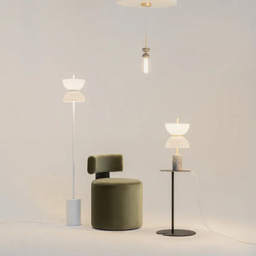 Pendelleuchte – Schwarzes Metall-Marmor, 28 W Leistung, G9 Fassung, 336,5 cm Höhe - Kyoto | Maytoni