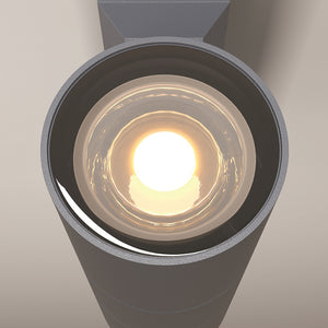 Outdoor Wall Lamp with Adjustable Grey Aluminum Design – Bowery | Maytoni