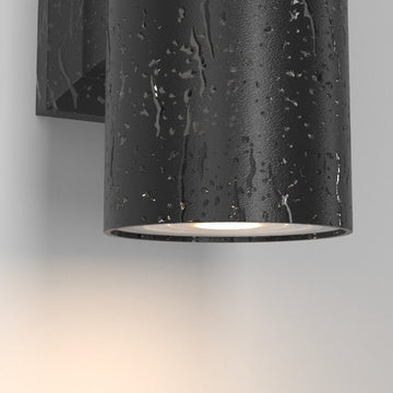 Wandleuchte mit schwarzem Aluminiumgehäuse und versiegeltem Sicherheitsglas – Bowery | Maytoni - Esszett Luxury | Stilvolles Wohnen mit Charakter