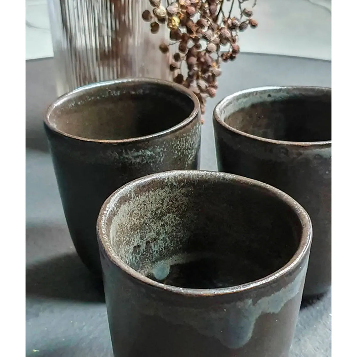 Tasse – Reaktive Glasur, Organische Form, Zeitloses Design - Mame | Muubs