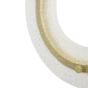 Wall light with gold finish and textured glass diffuser – Maya | Maytoni