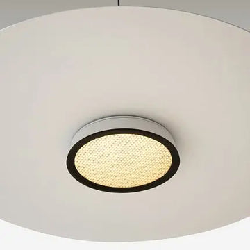 Pendant Lamp White Flower Glass Body Integrated LED & Matte White Metal Casing – El | Maytoni