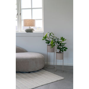 Blumentopf – Sand, Stahl, 2er-Set - Rabo | House Nordic
