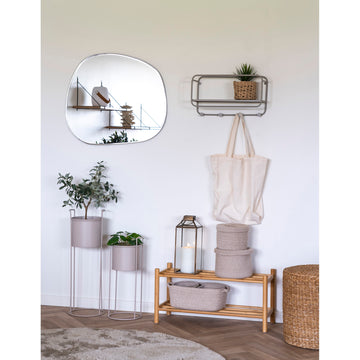 Blumentopf – Sand, Stahl, 2er-Set - Rabo | House Nordic