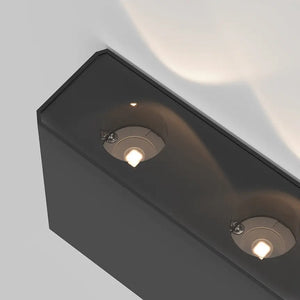 Fassadenbeleuchtung – Graphitfarbenes Aluminium, 4 W LED, Warmweißes Licht, IP54 Schutz - Show | Maytoni