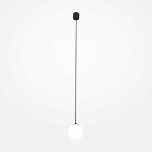 Pendelleuchte – Schwarzes Aluminium, 5 W Leistung, Neutralweiß, Ø10 cm - Luna | Maytoni