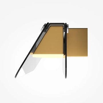 Wall lamp Brushed Brass, Glass Sphere, Integrated LED - Flat | Maytoni