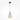 Pendant lamp with bronze metal frame and amber glass shade in a modern design - Tone | Maytoni