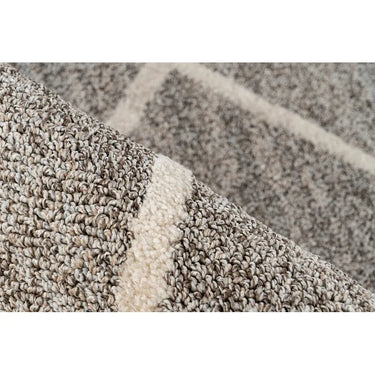 Teppich – Braun Beige, Grafisches Muster, Polypropylen 230 cm - Rhombus 225 | Kayoom