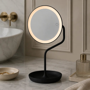 Spiegel mit LED, Wiederaufladbar, 5-fache Vergrößerung, Dimmbar, Aluminium – Versailles | Villeroy & Boch