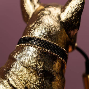 Table Lamp – Sculptural Design, Animal Motif, Polyresin and Metal Construction, Golden Finish – Francis | WERNS