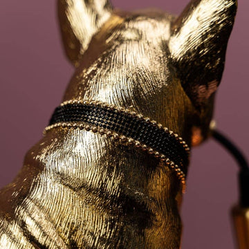 Tischleuchte – Skulpturales Design, Tiermotiv, Polyresin- und Metallkonstruktion, Goldenes Finish – Francis | WERNS