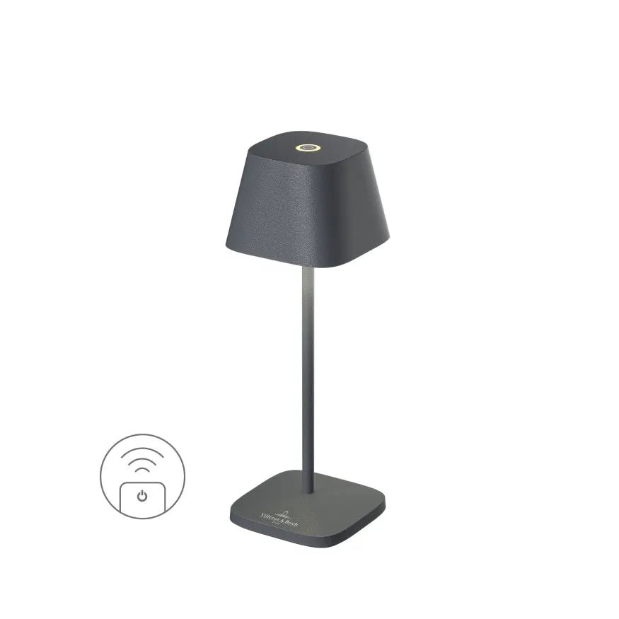 Tischleuchte Touch - Dimmer, IP65 Aluminium, Ladestation inklusive - Neapel Micro RC | Villeroy & Boch - Esszett Luxury | Stilvolles Wohnen mit Charakter