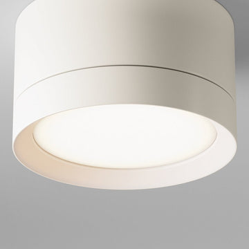 Deckenleuchte aus weißem Aluminium mit GX53 - Fassung und 12W LED - Technik – Hoop | Maytoni - Esszett Luxury | Stilvolles Wohnen mit Charakter