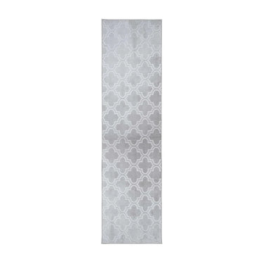 Teppich – Reliefmuster, Grau-Blau, Zweifarbige Optik, 80 x 150 cm - Monroe 125 | Kayoom