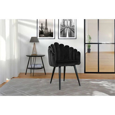Stuhl mit samtweichem Bezug, ergonomischer Form und stabilem Metallgestell – Jeane 625 | Kayoom - Esszett Luxury | Stilvolles Wohnen mit Charakter