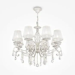 Chandelier with Metal Frame & Shades & 8 E14 Sockets – Grace | Maytoni