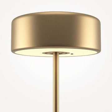 Tischleuchte Glasfuß Goldener Kopf & Touch - Dimmer – AI Collaboration | Maytoni - Esszett Luxury | Stilvolles Wohnen mit Charakter