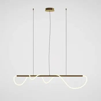 Pendant Light Crystal & Metal Design Adjustable Height & Integrated LED – Tau | Maytoni