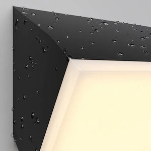 Wall light with graphite-colored metal housing and white acrylic diffuser – Brick | Maytoni