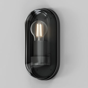 Wandleuchte mit graphitfarbenem Aluminiumgehäuse und klarer Acryl - Blende – Candle | Maytoni - Esszett Luxury | Stilvolles Wohnen mit Charakter