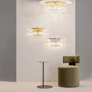 Deckenleuchte – Goldfarbenes Metall, 6-flammig, 45 cm Durchmesser - Dune | Maytoni