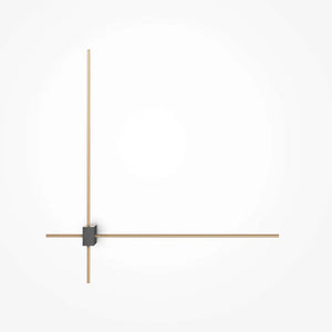 Wandleuchte – Schwarzes Aluminium, 12 W Leistung, Warmweiß, 63 cm Breite - Pars | Maytoni