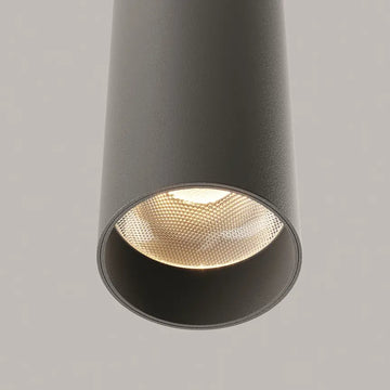 Pendelleuchte – Schwarzes Aluminium, 12 W LED, Warmweiß, Höhe 133 cm - Focus LED | Maytoni