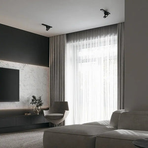 Ceiling Light Black Aluminum GU10 Socket – Focus S | Maytoni
