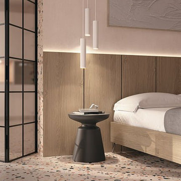 Pendelleuchte Weißes Aluminiumgehäuse mit 10W GU10 LED, IP20 Schutzklasse und modernem Design – Focus | Maytoni - Esszett Luxury | Stilvolles Wohnen mit Charakter