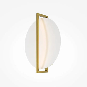 Wall light Gold, metal frame, integrated 14W LED, modern – Mira | Maytoni