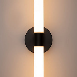 Wandleuchte Schwarz Aluminium, matter weißer Diffusor, 16 W LED 3000 K – Axis | Maytoni - Esszett Luxury | Stilvolles Wohnen mit Charakter