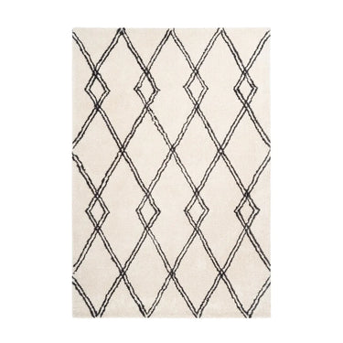 High-Pile Rug Diamond Pattern Suitable for Underfloor Heating – Orlando 125 | Kayoom