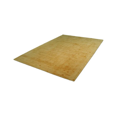 Teppich – Gelbe Töne, Retro Muster, Edler Viskoseflor, 170 cm - Luxury 110 | Kayoom