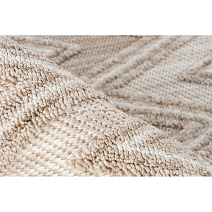 Carpet with geometric design as flat weave, easy-care and hard-wearing – Sarai 225 | Kayoom