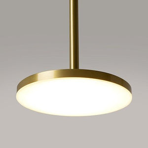 Pendelleuchte Mattgoldenes Aluminiumgehäuse mit mattweißem Acryl - Diffusor, integrierter LED und modernem Design – Arc | Maytoni - Esszett Luxury | Stilvolles Wohnen mit Charakter