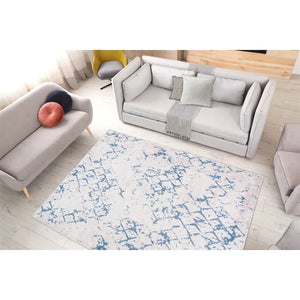 Retro-Look Printed Rug - Underfloor Heating Suitable - Peron 425 | Kayoom