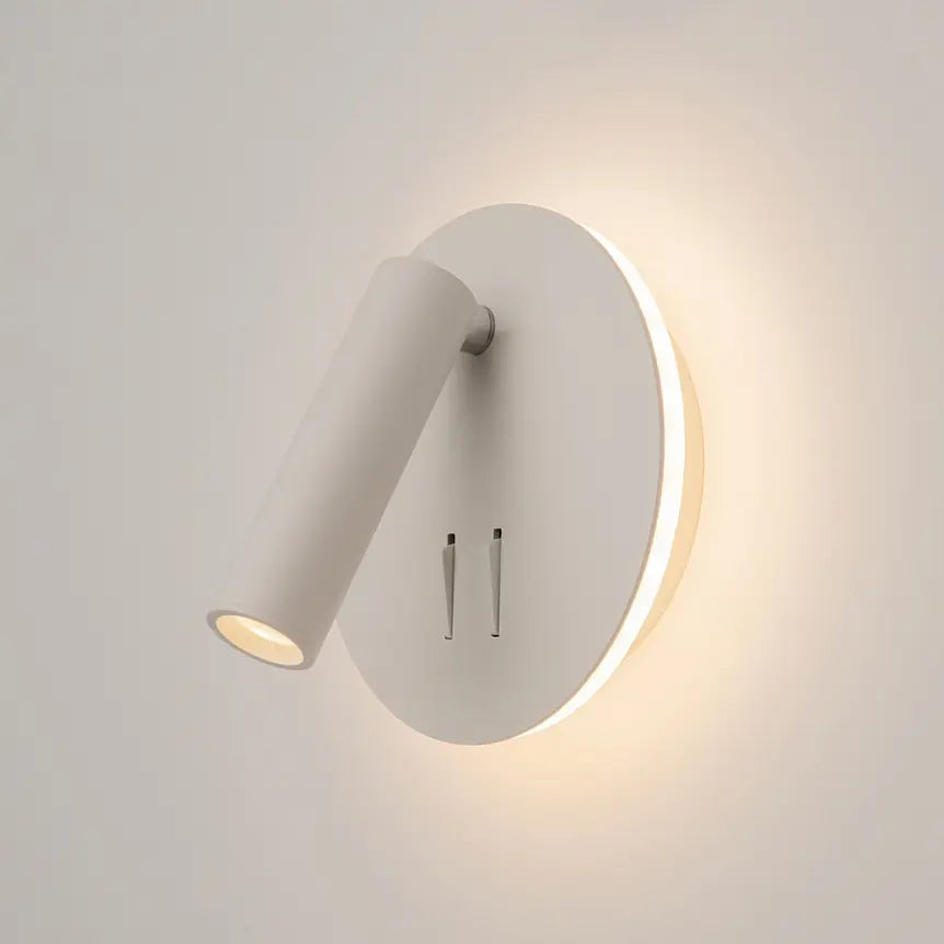 Wandleuchte – Weißes Aluminium, IP20 Schutz, Warmweiß, 14 cm Höhe - Ios 176 | Maytoni