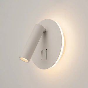Wandleuchte – Weißes Aluminium, IP20 Schutz, Warmweiß, 14 cm Höhe - Ios 176 | Maytoni
