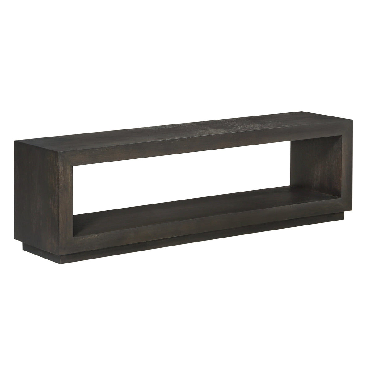 Sitzbank – Massives Akazienholz, Basaltgrauer Farbton, Modernes Design, Gebürstete Oberfläche – Oxford | Modus Furniture International