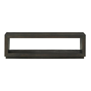 Sitzbank – Massives Akazienholz, Basaltgrauer Farbton, Modernes Design, Gebürstete Oberfläche – Oxford | Modus Furniture International