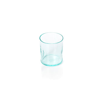 Trinkglas – Recyceltes Glas, Fingerrillen Design, Natürliche Farbe – On the Rocks | Bazar Bizar Antwerp